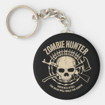 Zombie Hunter Keychain