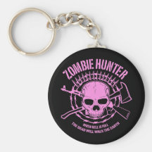 Zombie Hunter Keychain