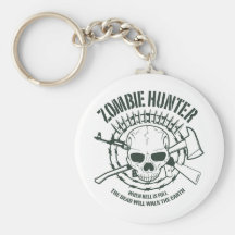 Zombie Hunter Keychain