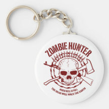 Zombie Hunter Keychain