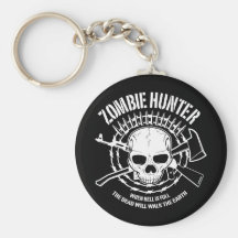 Zombie Hunter Keychain