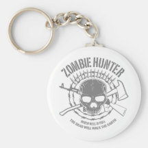 Zombie Hunter Keychain
