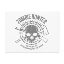 Zombie Hunter Postcard