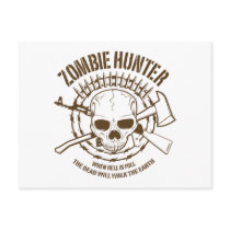 Zombie Hunter Postcard