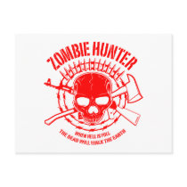 Zombie Hunter Postcard