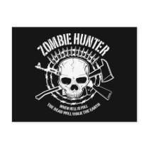 Zombie Hunter Postcard
