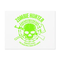 Zombie Hunter Postcard