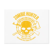 Zombie Hunter Postcard