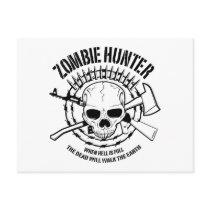 Zombie Hunter Postcard
