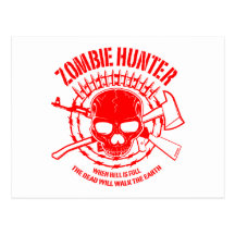 Zombie Hunter Postcard