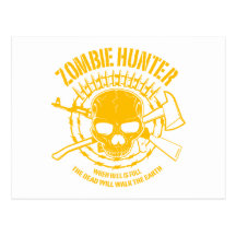 Zombie Hunter Postcard