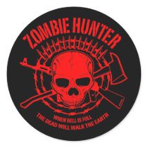 Zombie Hunter Sticker