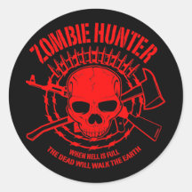 Zombie Hunter Sticker