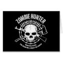 zombie hunter undead living dead cards