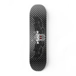 Zombie in white on wings  skateboard