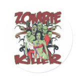 Zombie Killer stickers
