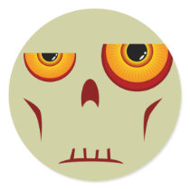 Zombie Long Face Sticker