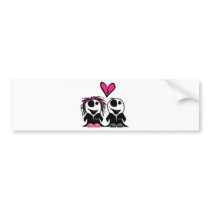 ZOMBIE LOVE BUMPER STICKERS