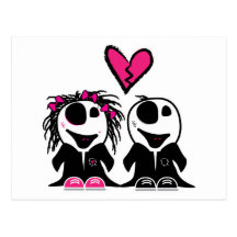 ZOMBIE LOVE POST CARDS