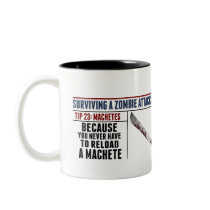 ZOMBIE MACHETE MUG