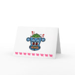Zombie monkey in blue