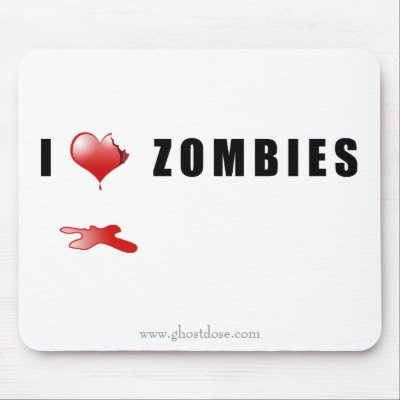 Zombie Mouse Pad by ghostdose