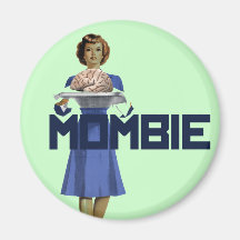 Zombie Mum Fridge Magnets
