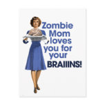 Zombie Mum postcards