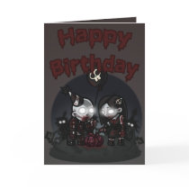 Zombie Party 2011 Birthday Card