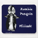 Zombie Penguin: Ffiiissh! mousepads