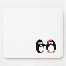 Zombie Penguin Mouse Pad