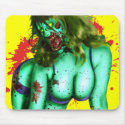 Zombie Pin-up Mousepad
