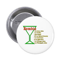 Zombie Pinback Buttons
