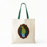 Zombie Portrait Tote bags