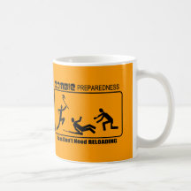 Zombie Preparedness Axes Reload Design Mug