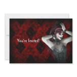 Zombie Princess Halloween Invitation