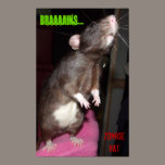 zombie rat poster posters