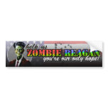 Zombie Reagan bumper stickers