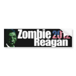Zombie Reagan Bumper Sticker bumper stickers
