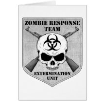 Zombie Response Team Card