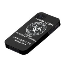 ZOMBIE RESPONSE TEAM iPhone Case FLR iPhone 4 Cases