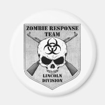 Zombie Response Team: Lincoln Division Refrigerator Magnets