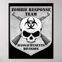 Zombie Response Team: Massachusetts Division Posters