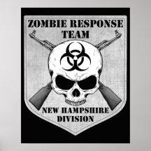 Zombie Response Team: New Hampshire Division Poster
