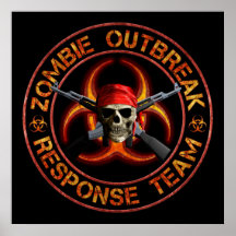 Zombie Response Team Print