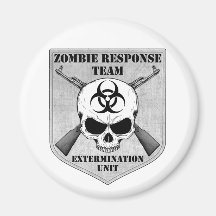 Zombie Response Team Refrigerator Magnet