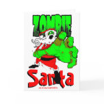 Zombie Santa Card