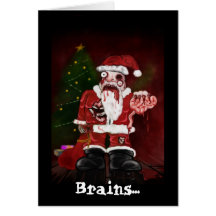 Zombie Santa Card