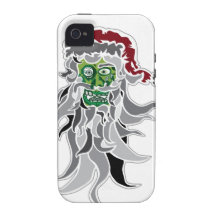 Zombie Santa Claus Vibe iPhone 4 Cover