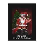 Zombie Santa Postcard